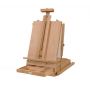 artist wooden painting easel box folding box with wheels