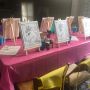 3*3'' mini art canvas with easel for kids painting