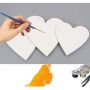 hot sell heart canvas professional stretched canvas 100%cotton linen canvas for artist