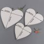 Stretched White Blank Canvas Heart canvases for Painting Acrylic Pouring Oil Paint Artist Media