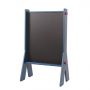 new design deluxe tabletop two sided magnetic wooden kids easel for painting