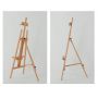 hot sale new style high quality rear support painting display wood artist easel stand