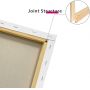 2021 Customized size large Pure White Blank Stretched framed Canvas for beginner paint