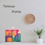 3*3'' mini art canvas with easel for kids painting