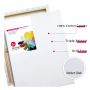 2021 Customized size large Pure White Blank Stretched framed Canvas for beginner paint