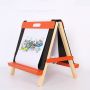 hot double side portable magntic wooden art easel for kids