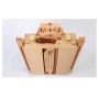 artist wooden sketch easel stand for painting display, tripod easel box