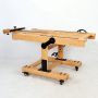 heavy duty extra large wooden beech studio double rocker easel with casters for painting