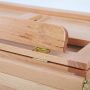 art supplier three layers wooden box storage drawing box easel for artist