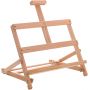 high quality beechwood adjustable folding table artist easel