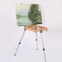 artist wooden easel stand metal leg sketch box easel for painting