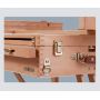 high quality wooden tripod floor easel wooden portable folding art artist wooden tripod floor easel box
