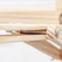 1.5M/1.75M Art Display Pine Wooden Standing Easel, 59Inches/69Inches Adjustable H-Frame Artist Easel