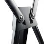 Wholesale outdoor sketching portable art aluminum triangle tabletop easel painting supplies