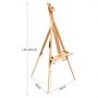 Can Be Customized Stable Firm Odorless Non Toxic Beech Portable Adjustable Triangular Easel