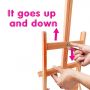 Kids artist mini small easel table top easel acrylic drawing canvas wooden painting easel