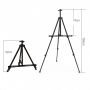 Bgln Sketch Easel Foldable Easel Display Aluminum Alloy Easel Sketch Drawing Frame For Artist Art Tools