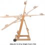 Wholesale Adjustable Beech Wood Movable Tilt 77 Inch Multifunctional Studio H Shaped Easel