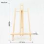 High Quality 30cm,40cm,50cm Small Pine Easel,Folding Miniature Wooden Desk Easel For Wholesale
