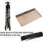 Folding detachable portable outdoor aluminum metal easel with free metal tray