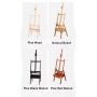 Factory Wholesale Art Student Children Sketch Oil Painting Pine Beech Drawer Easel