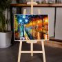 150cm Pine Wood Easel Stand Wholesale Artist Painting Adjustable Wooden Tripod Easels For Display Art supplies