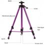 Factory Supply High Quality Purple Blue Green Gold Black Rose Gold Small HandleSwing Retractable Aluminum Alloy Easel