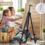 Iron 52-153cm folding metal black tripod easel Artist Painting and Sketch Easel Display Stand