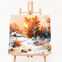 60*60cm wholesale fine plain art painting 380g stretched blank wood cotton canvas boards panel for acrylic oil paint