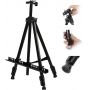 Iron 52-153cm folding metal black tripod easel Artist Painting and Sketch Easel Display Stand
