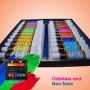 Premium quality 24 colours acrylic paint and 3 pcs paint brushes for artist ,students ,beginners