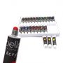 Gold art supplier 24 pieces/paper box color tube art acrylic paint for painting