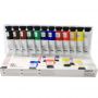 Non Toxic Rich Pigments12 Colors Acrylic Paint Set For Artist Hobby Painters