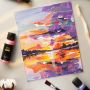 Acrylic Paint Set of 20 Classic Colors For DIY Projects on Glass