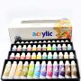 Artist Quality Non Toxic Rich Pigments Colors Great 48x22ml Acrylic Paint for Rock Painting