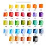 33 Colors Professional Artist Fan Shaped Solid Water Color Painting With Water Brush For Drawing