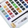 48 Colors Watercolor Paint Artist Watercolor Pan Set Grade Solid Cakes Travel Pocket Watercolor Set