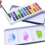 Artist Portable Travel Water Color Paint Set with Water Brush