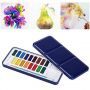 Artist Portable Travel Water Color Paint Set with Water Brush