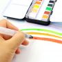 Convenient iron box packing 12 colors half pan non toxic watercolor artist quality