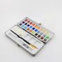 New Design Solid Watercolor Paint Set 32 Colors With Accessories