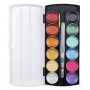 Premium 12Colors Artist Metallic Paint Solid Watercolor Paints Set for Watercolor Painting
