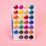 Professional Safe Odourless 12/28/36 Rich Colors Solid Watercolor Paint Set Dry Quickly With Plastic Palette