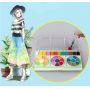 New Design Portable 36 Colors Solid Watercolor Paint Set With Palette And A Refillable Brush Pen For Kids Painting