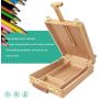 Pop Selling Large Adjustable Wood Table Sketchbox Easel For Painting Drawing