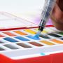 Premium Colors Solid Watercolor Pigment Kit Portable Painting for Beginners