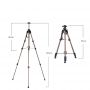 Metal artist painting easel telescopic folding easel for painting and showing stand
