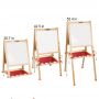 Multifunctional Adjustable Drawing Board Double Sided Magnetic Art Easel For Kids