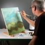 Paint Anywhere Compact Easy Carry Light Weight Small Portable Art Travel Mini Easel