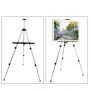 Aluminum Metal Easel Stand Adjustable Floor Easels for Adults & Kids Painting